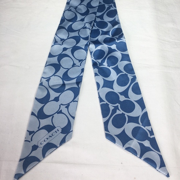 Coach Accessories - Coach silk purse scarf/ponytail tie Excellent cond